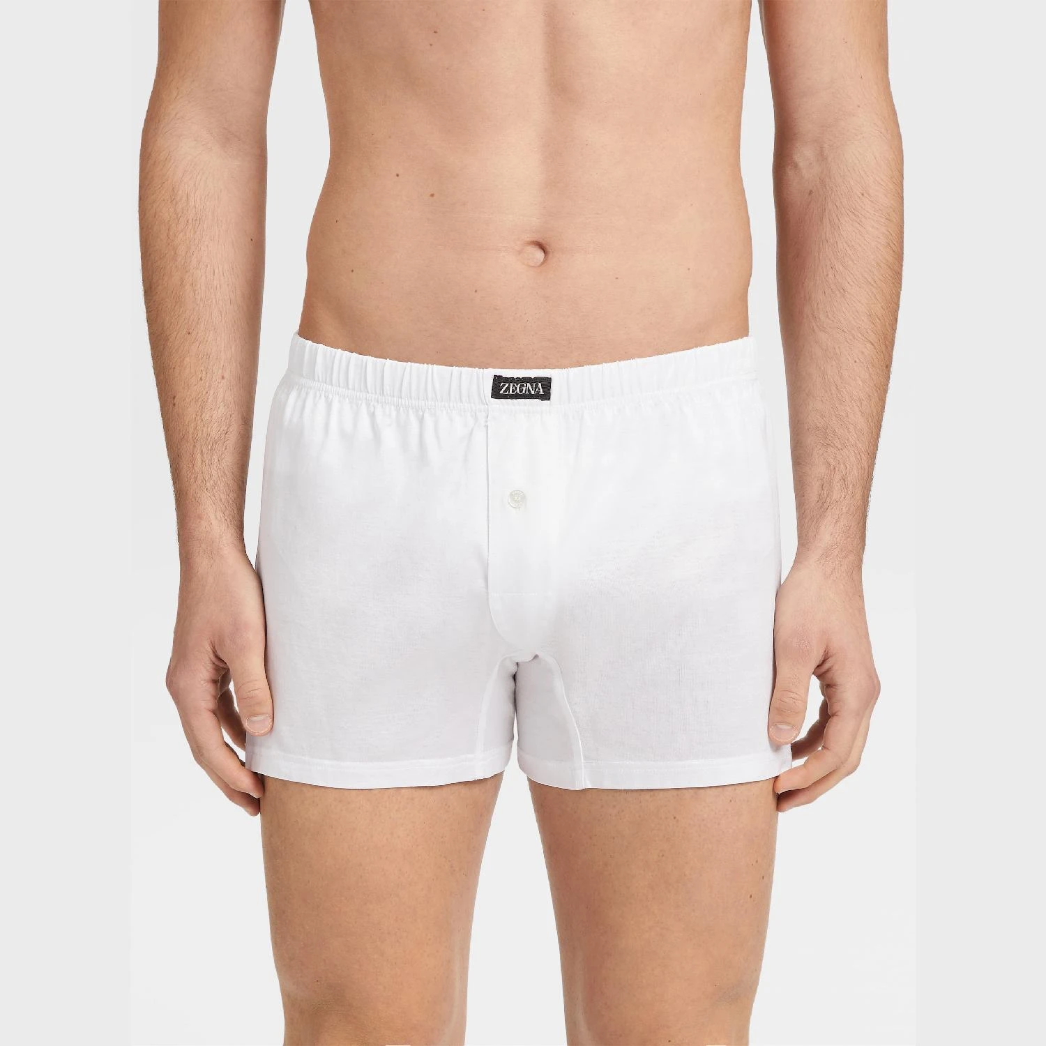 【预售】 杰尼亚 24秋冬 男士 内裤 WHITE FILOSCOZIA COTTON BOXER N2LC7-011-100 商品