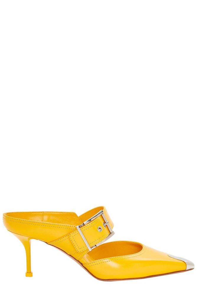 商品Alexander McQueen|Alexander McQueen Pointed-Toe Heeled Mules,价格¥4510,第1张图片