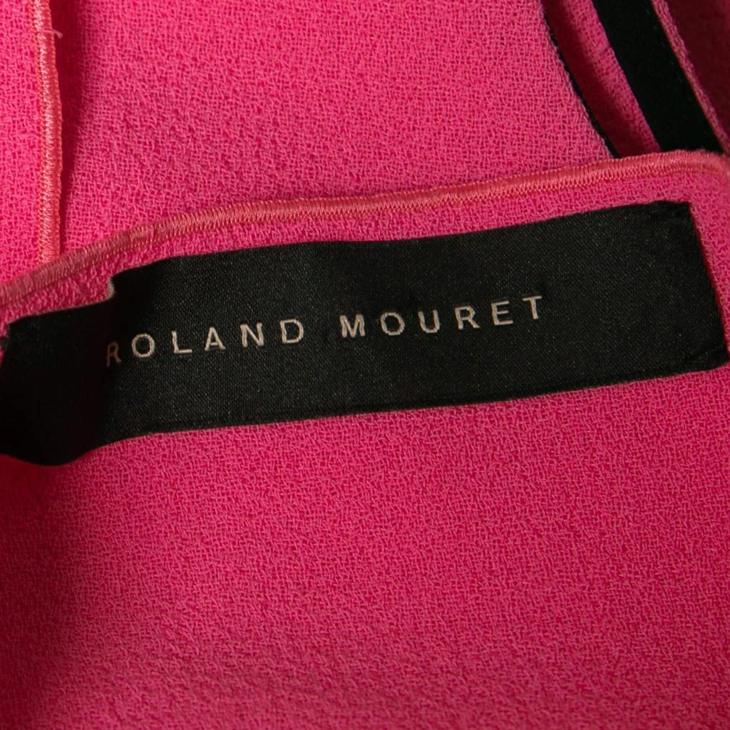 商品[二手商品] ROLAND MOURET|Roland Mouret Pink Crepe Asymmetrical Skirt Suit L ,价格¥1149,第4张图片详细描述