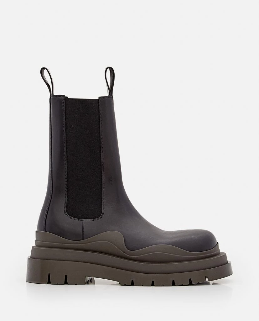 商品Bottega Veneta|Bottega Veneta LEATHER BV TIRE HIGH BOOTS size 41,价格¥10242,第1张图片