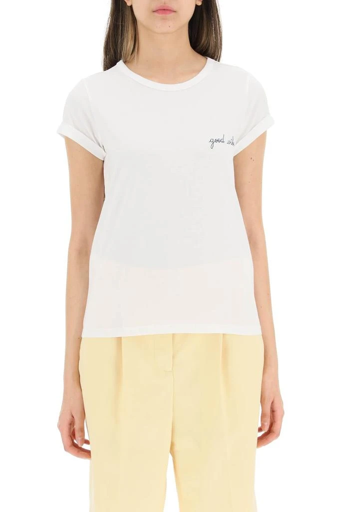 商品Maison Labiche|Maison Labiche Poitou T Shirt With Good Vibe Embroidery,价格¥229,第2张图片详细描述