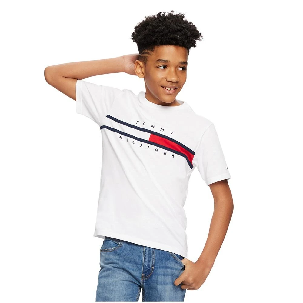 商品Tommy Hilfiger|男小童 棉质印花T恤,价格¥171,第1张图片