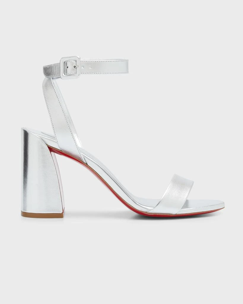 商品Christian Louboutin|Miss Sabina Red Sole Ankle-Strap Sandals,价格¥7334,第1张图片