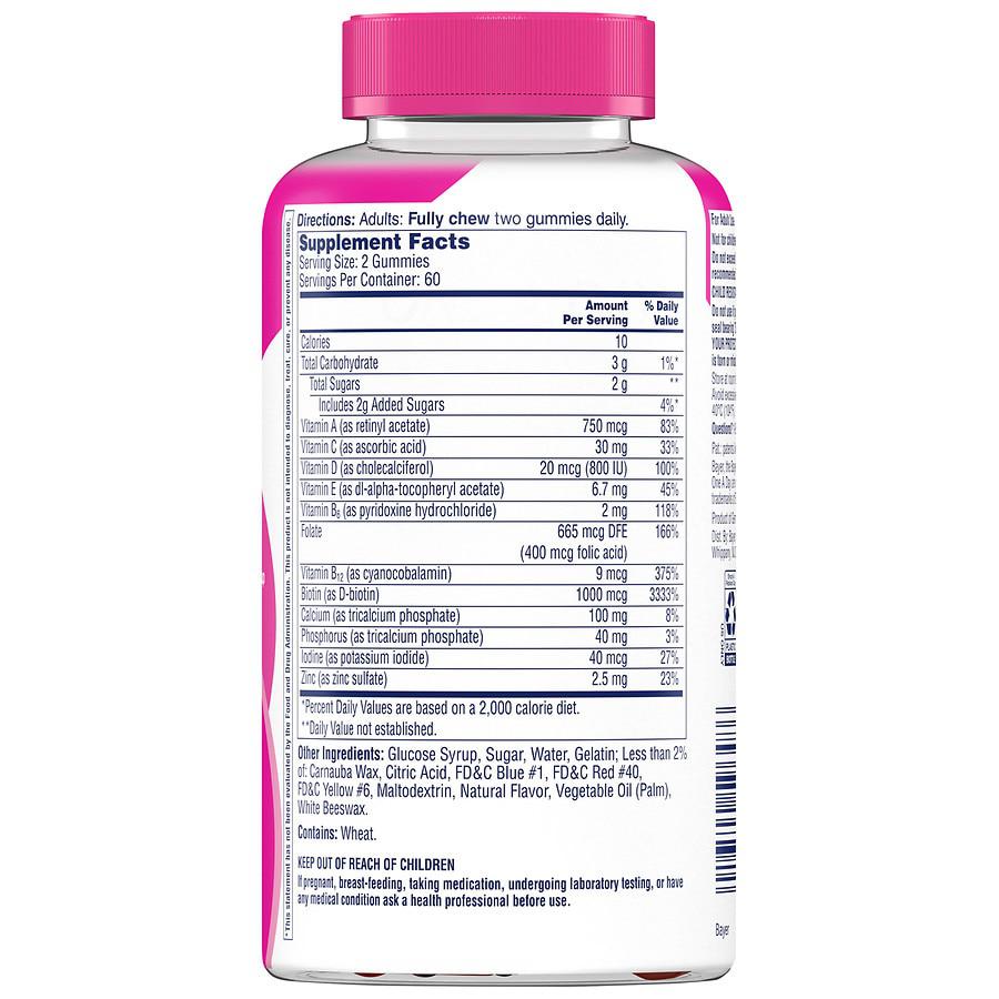 MultiPlus Hair, Skin & Nails Support Multivitamin Fruit商品第4张图片规格展示