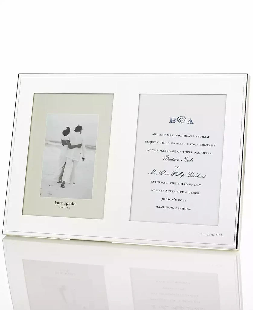 商品Kate Spade|New York Darling Point Double Invitation Frame,价格¥579,第1张图片