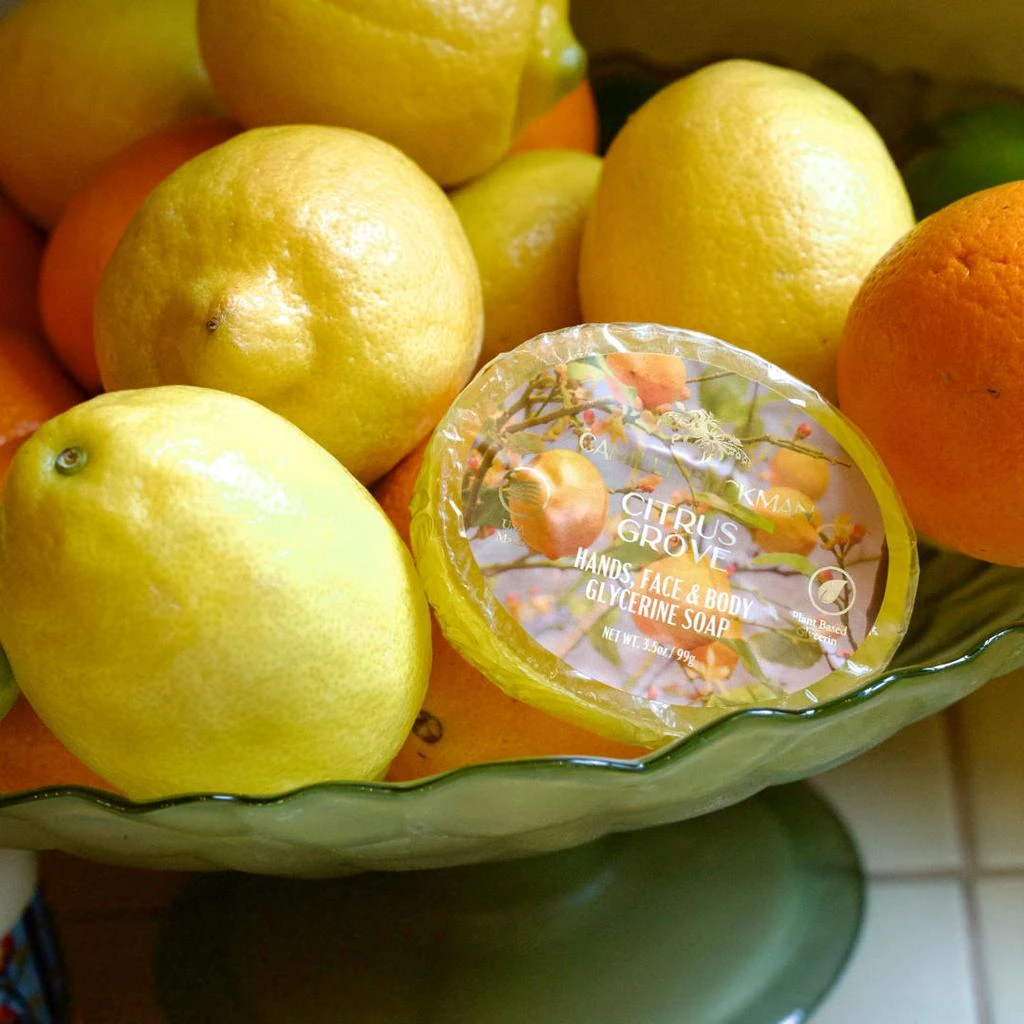 商品Camille Beckman|Glycerine Bar Soap Citrus Grove 3.5oz,价格¥37,第3张图片详细描述