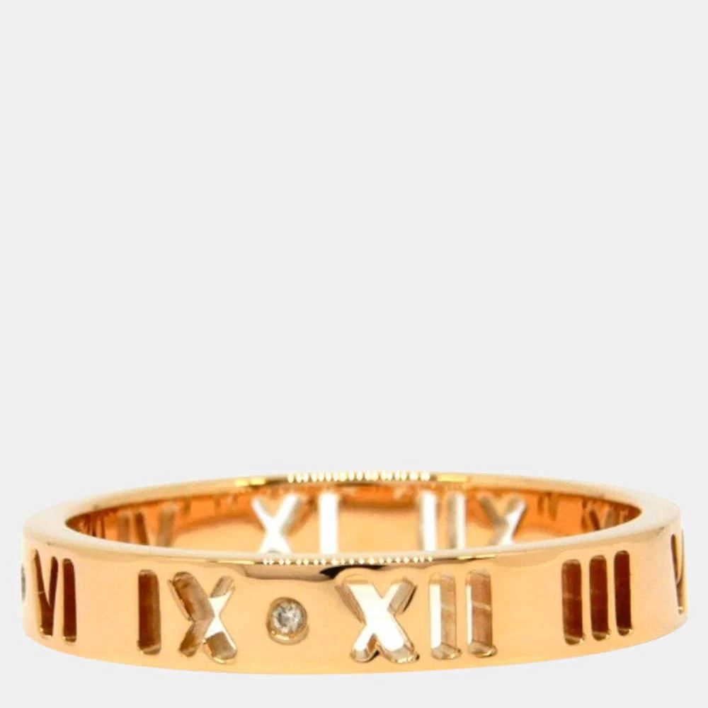 商品[二手商品] Tiffany & Co.|Tiffany & Co. Atlas 18K Rose Gold Diamond Ring EU 53,价格¥5940,第1张图片