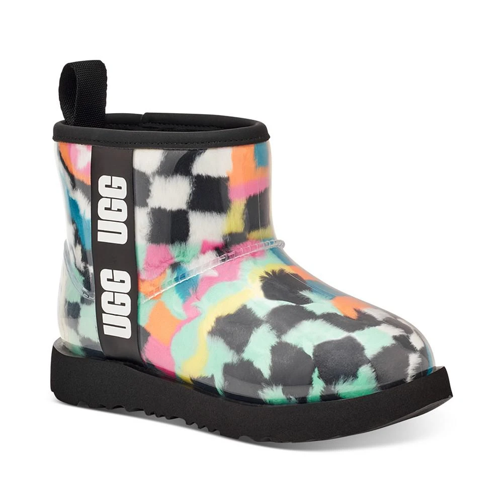 商品UGG|Kids Classic Clear Mini Checks Waterproof Boots,价格¥681,第1张图片