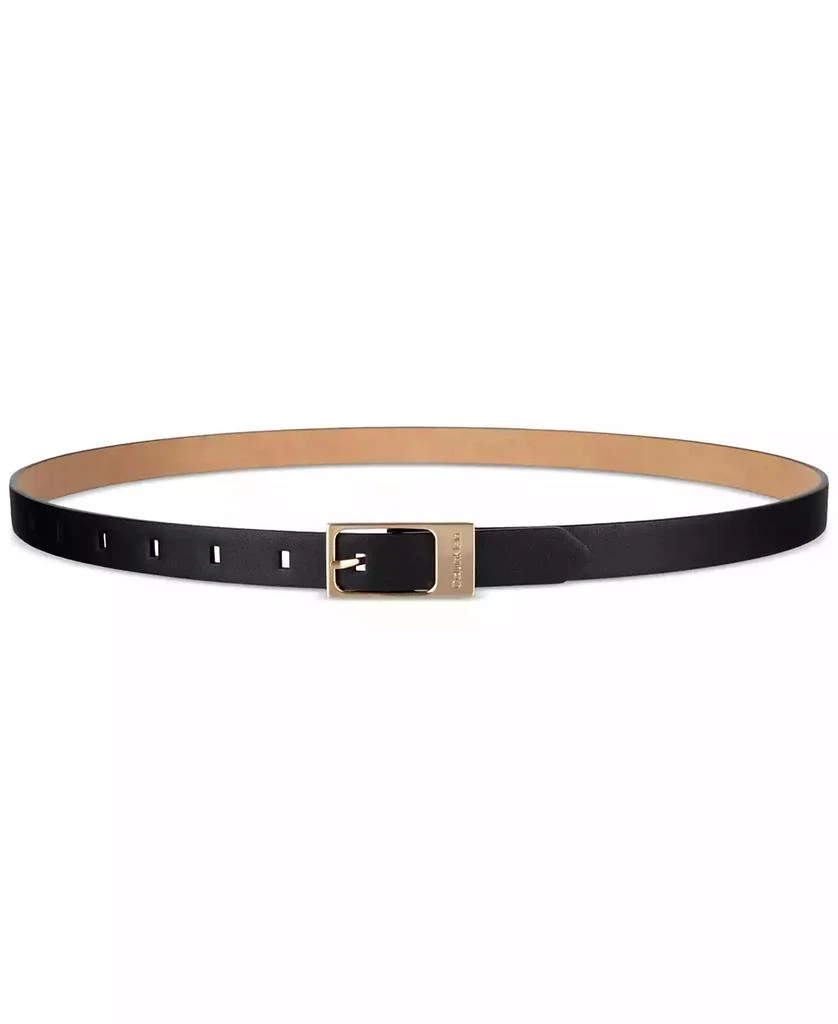 商品Calvin Klein|2-Pc. Skinny Faux-Leather & Embossed Belt Set,价格¥249,第3张图片详细描述