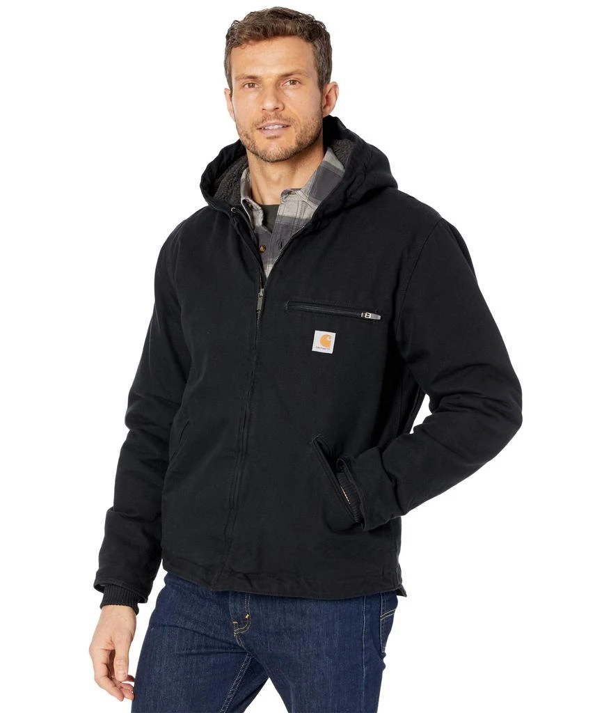商品Carhartt|OJ392 Washed Duck Sherpa Lined Hooded Jacket,价格¥954,第1张图片