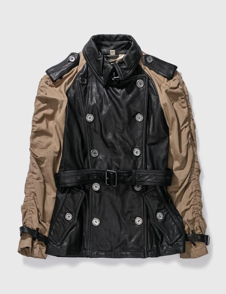 商品[二手商品] Burberry|BURBERRY LEATHER TRENCH COAT,价格¥4120,第1张图片