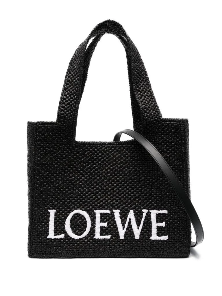 商品Loewe|LOEWE - Loewe Font Raffia Tote Bag,价格¥12074,第1张图片