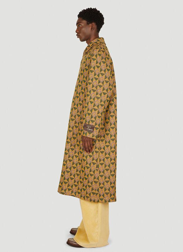 G Rhombi Coat in Yellow商品第3张图片规格展示