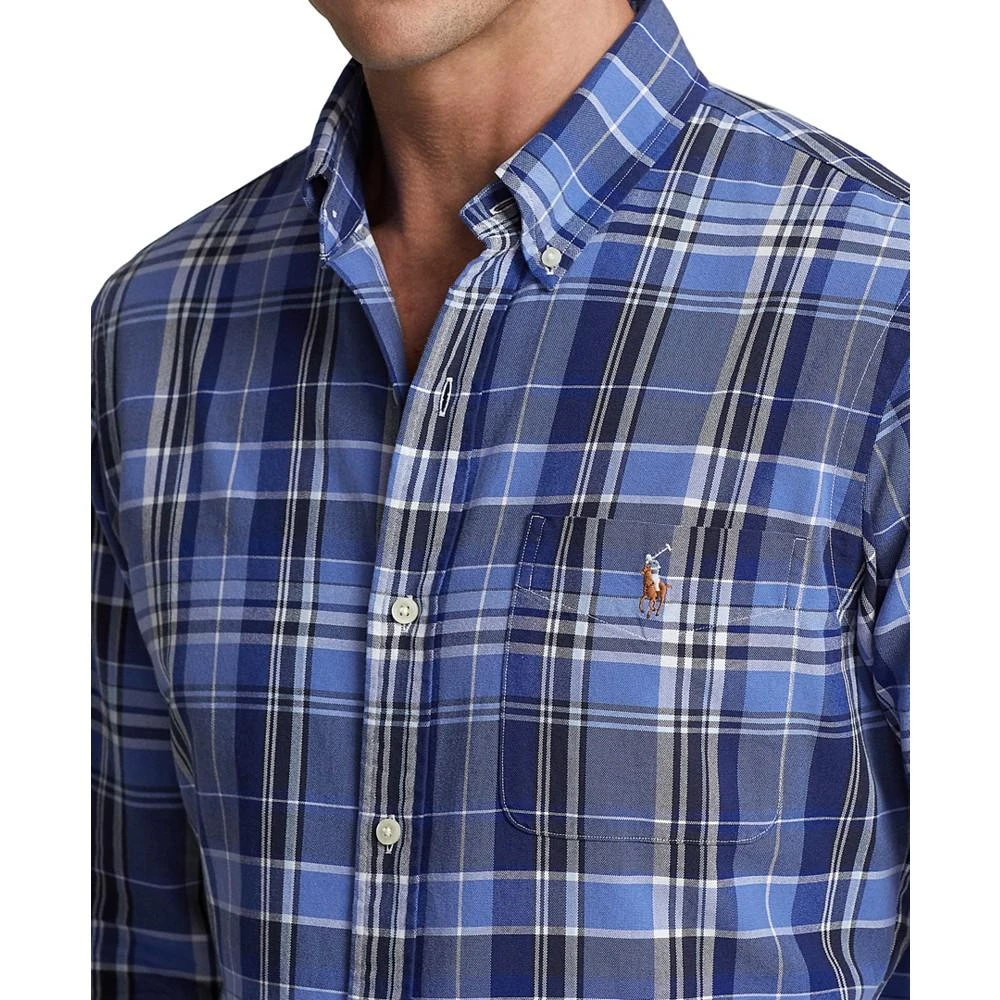 商品Ralph Lauren|Men's Classic-Fit Plaid Oxford Shirt,价格¥375,第3张图片详细描述