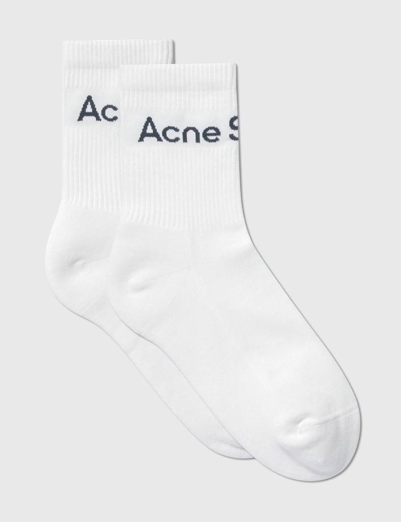 商品Acne Studios|Ribbed Logo Socks,价格¥434,第4张图片详细描述