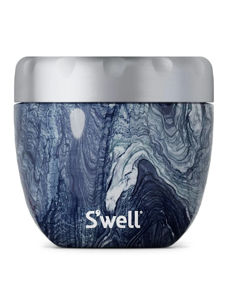 商品S'well|Elements Azurite Marble S'well Eats 2-in-1 Bowl,价格¥375,第1张图片