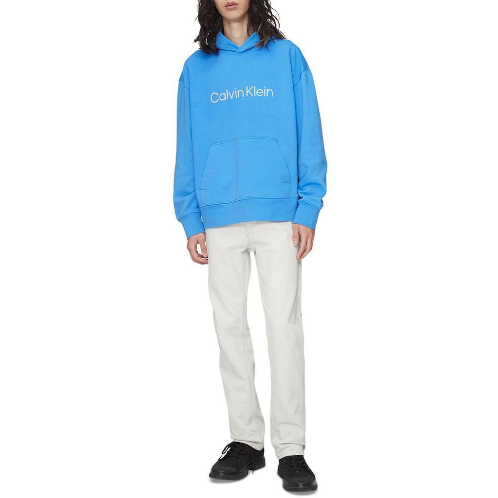 Calvin Klein Mens Cotton Pullover Hooded Sweatshirt商品第1张图片规格展示