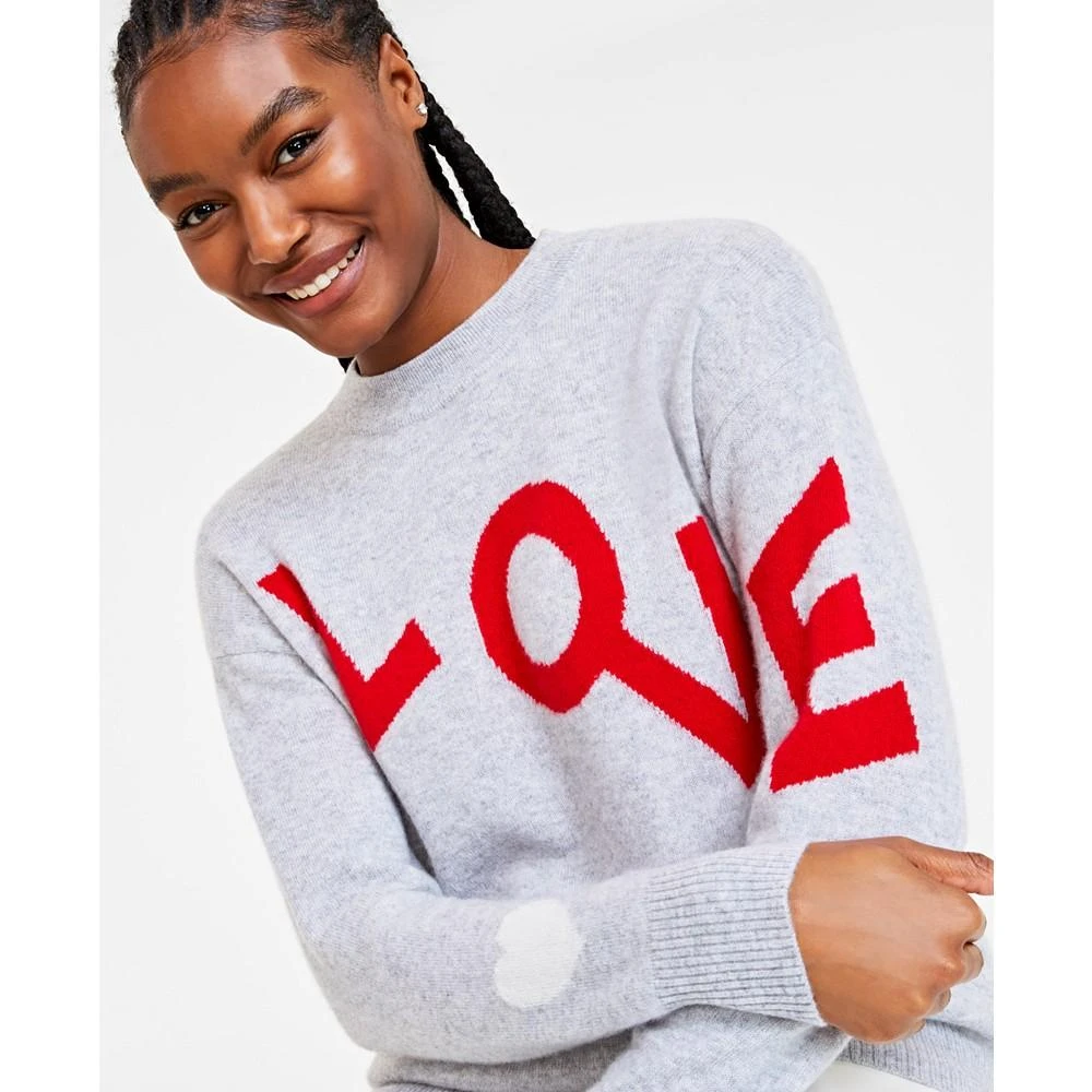 商品Charter Club|Women's Love Crewneck 100% Cashmere Sweater, Created for Macy's,价格¥1568,第3张图片详细描述