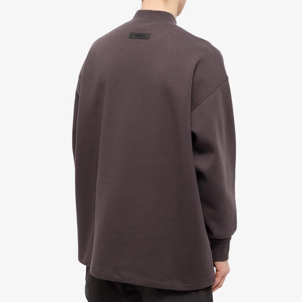 商品Essentials|Fear of God Essentials Relaxed Crew Sweat - Plum,价格¥353,第3张图片详细描述