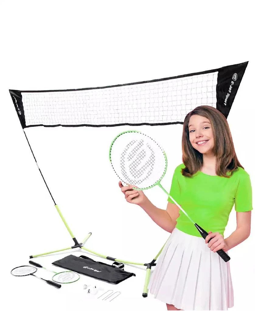 商品E-JET SPORT|Badminton Net Outdoor Game, Badminton Set, Rackets Shuttlecocks Combo No Tools Required, Portable,价格¥301,第3张图片详细描述