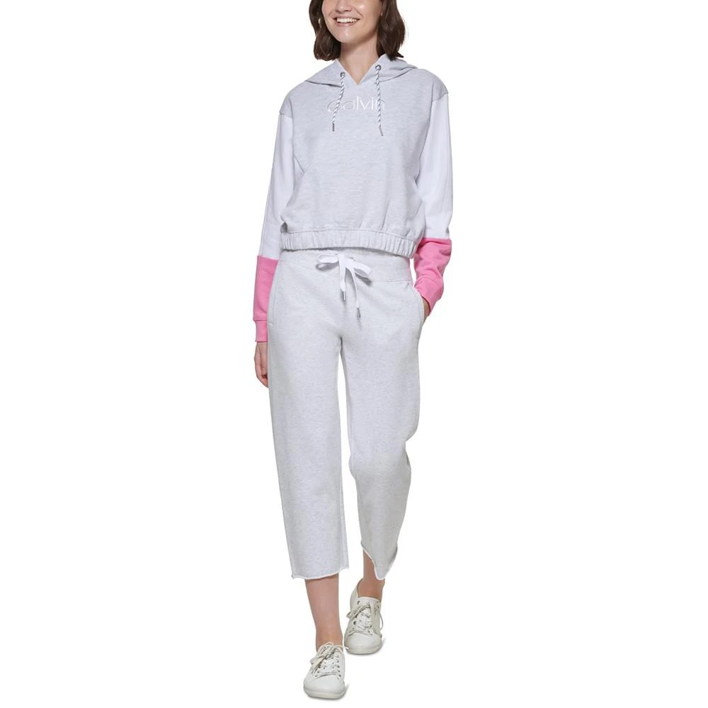 商品Calvin Klein|Women's Colorblocked Hoodie,价格¥156,第5张图片详细描述