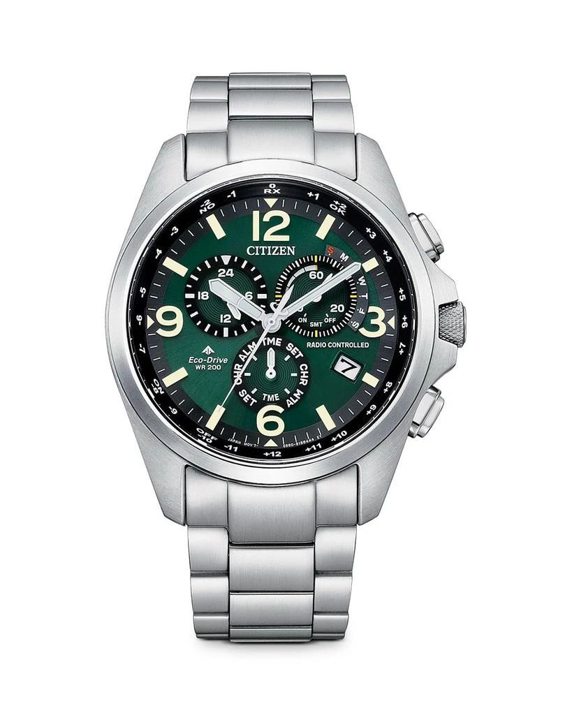 商品Citizen|Eco-Drive Promaster Land Chronograph Stainless Steel Watch, 45mm,价格¥3557,第1张图片