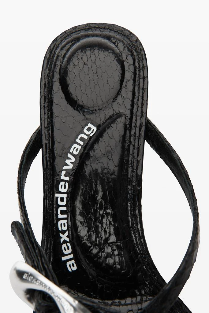 商品Alexander Wang|Dome 85 Water Snake Strappy Sandal,价格¥5248,第3张图片详细描述