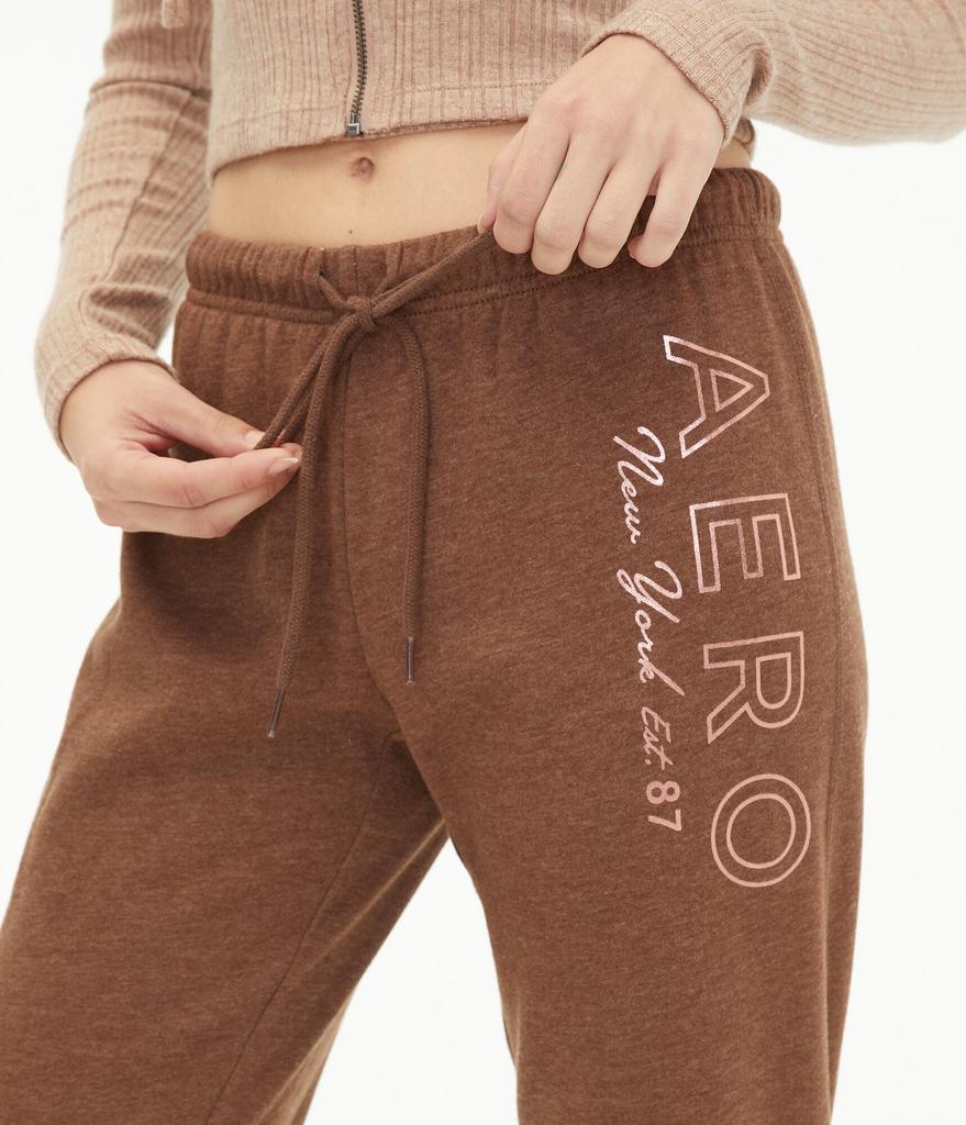 Aeropostale Women's New York Foil Cinched Sweatpants商品第3张图片规格展示