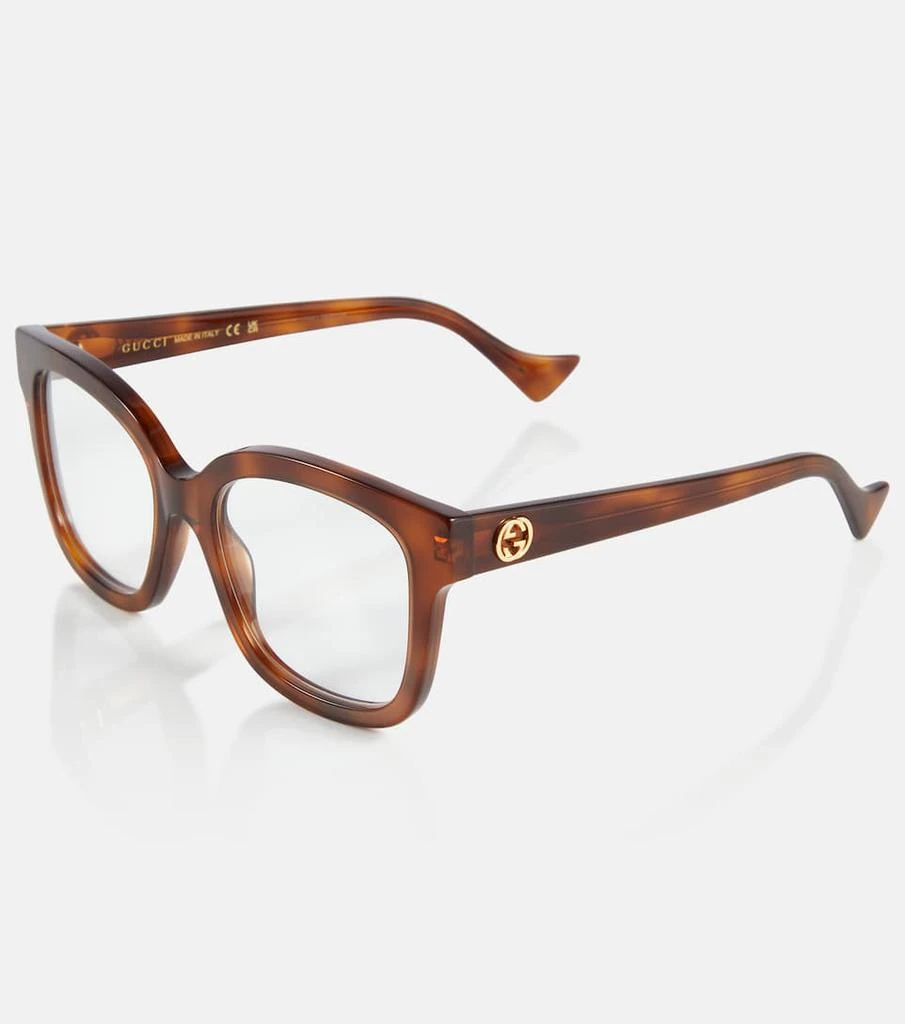商品Gucci|玳瑁色眼镜,价格¥2691,第4张图片详细描述