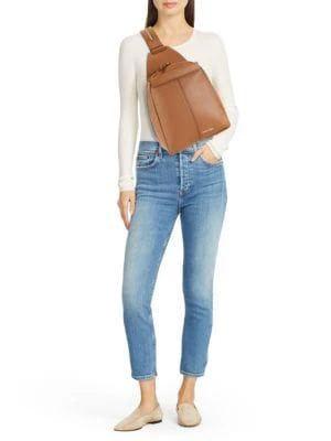 商品Calvin Klein|Myra Faux Leather Convertible Backpack,价格¥671,第2张图片详细描述