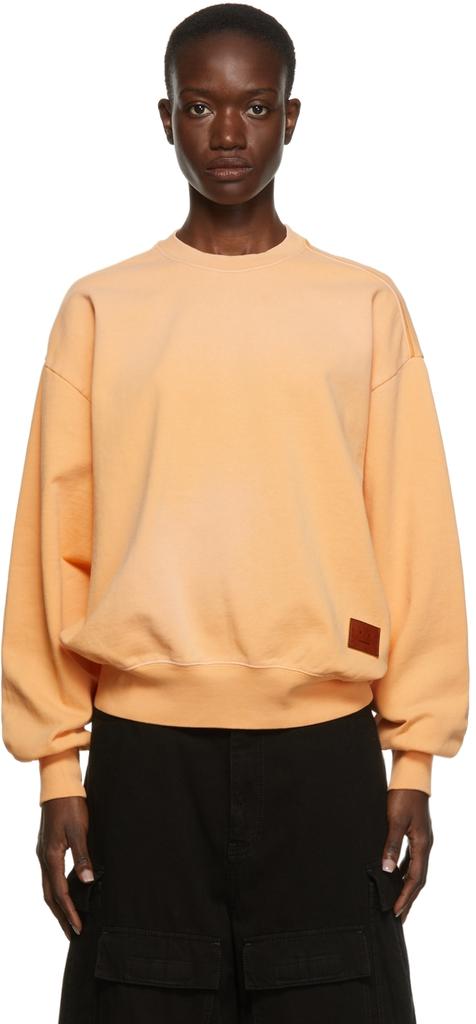 Orange Relaxed Sweatshirt商品第1张图片规格展示