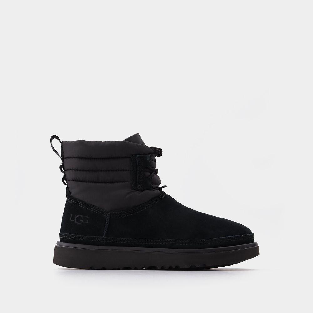 商品UGG|Classic Mini Lace-up Men Synthetic, Black,价格¥1650,第1张图片