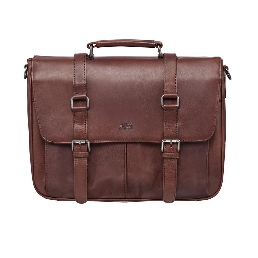 商品Mancini Leather Goods|Buffalo Collection Single Compartment Laptop Briefcase,价格¥2206,第7张图片详细描述