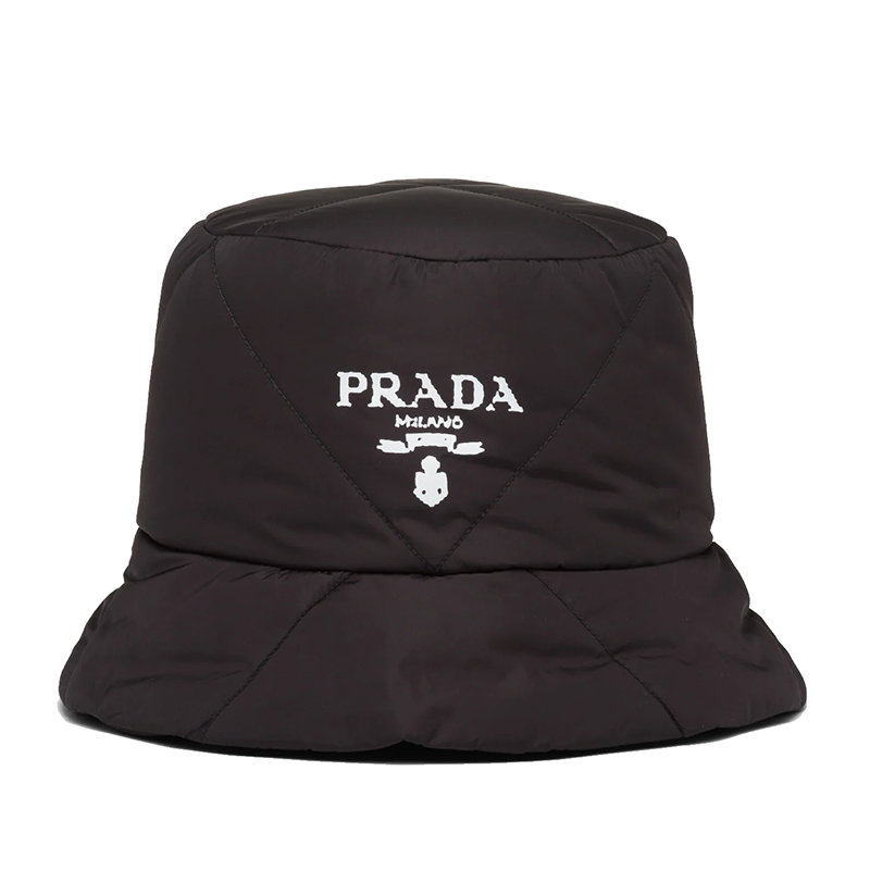 【预售3-7天】PRADA/普拉达 21年秋冬 男士黑色Re-Nylon 再生尼龙加衬渔夫帽2HC252_IYK_F0002商品第1张图片规格展示