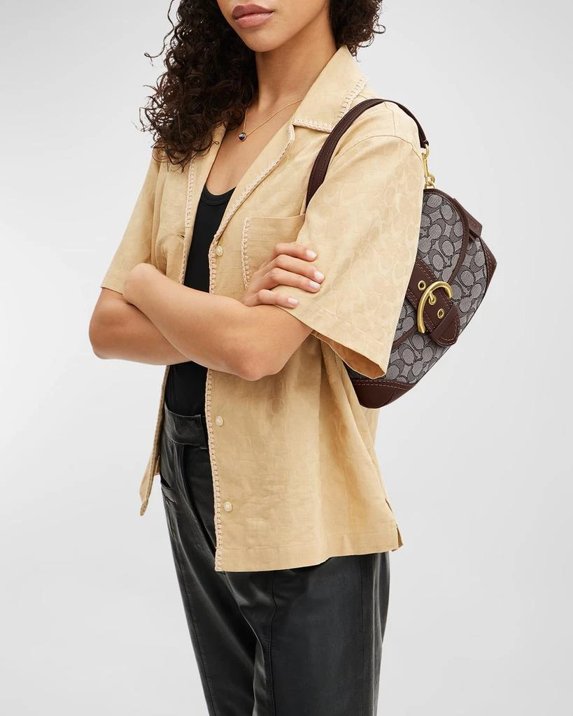 商品Coach|Soho Signature Jacquard Shoulder Bag,价格¥2733,第2张图片详细描述