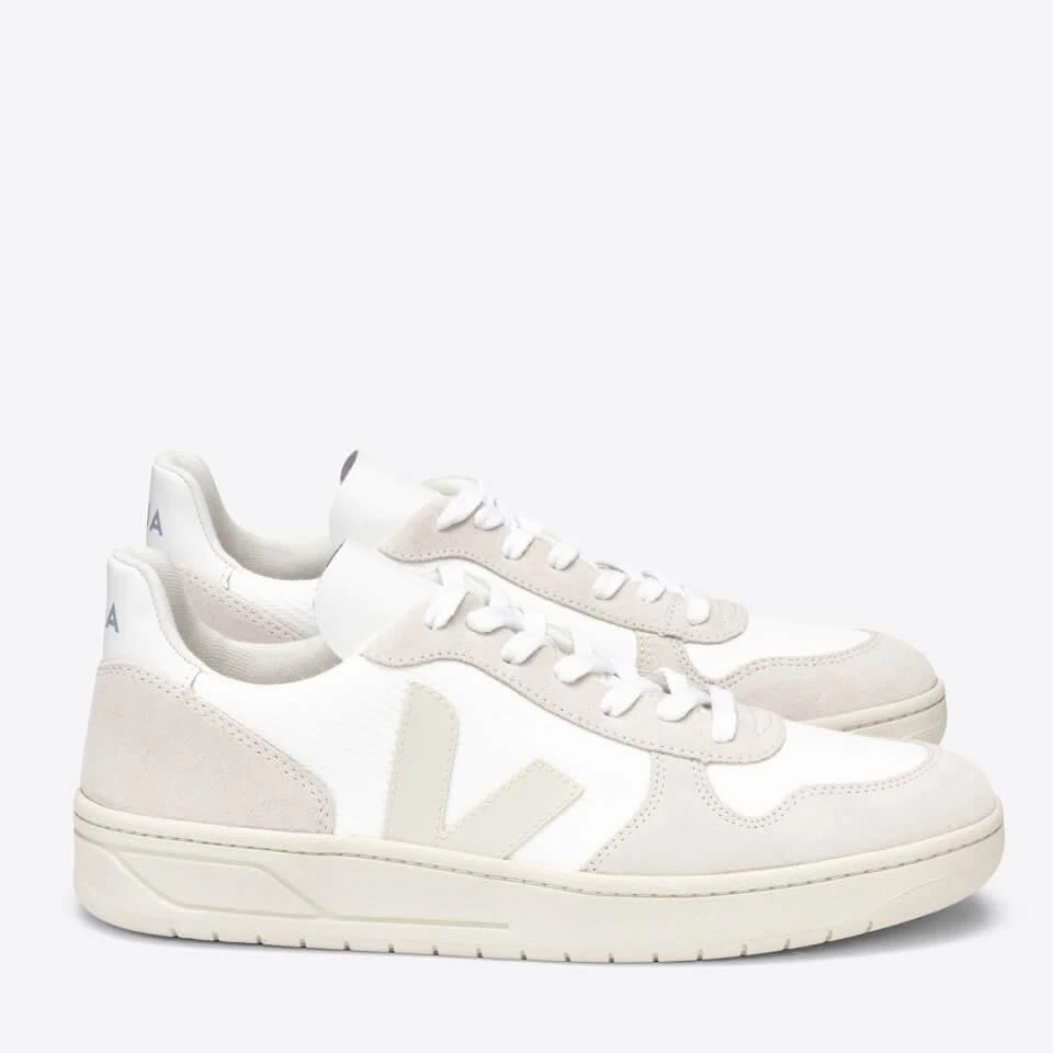 商品Veja|VEJA WOMEN'S V10 B-MESH TRAINERS - WHITE/NATURAL PIERRE,价格¥826,第2张图片详细描述