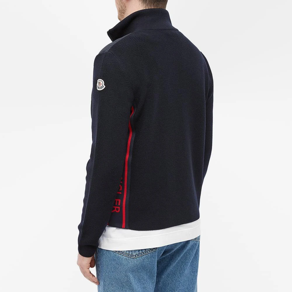 商品Moncler|Moncler Logo Stripe Down Zip Jacket,价格¥8758,第3张图片详细描述