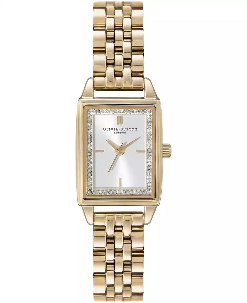 商品Olivia Burton|Women's Quartz Gold-Tone Stainless Steel Bracelet Watch 25.5mm x 20.5mm,价格¥1344,第1张图片