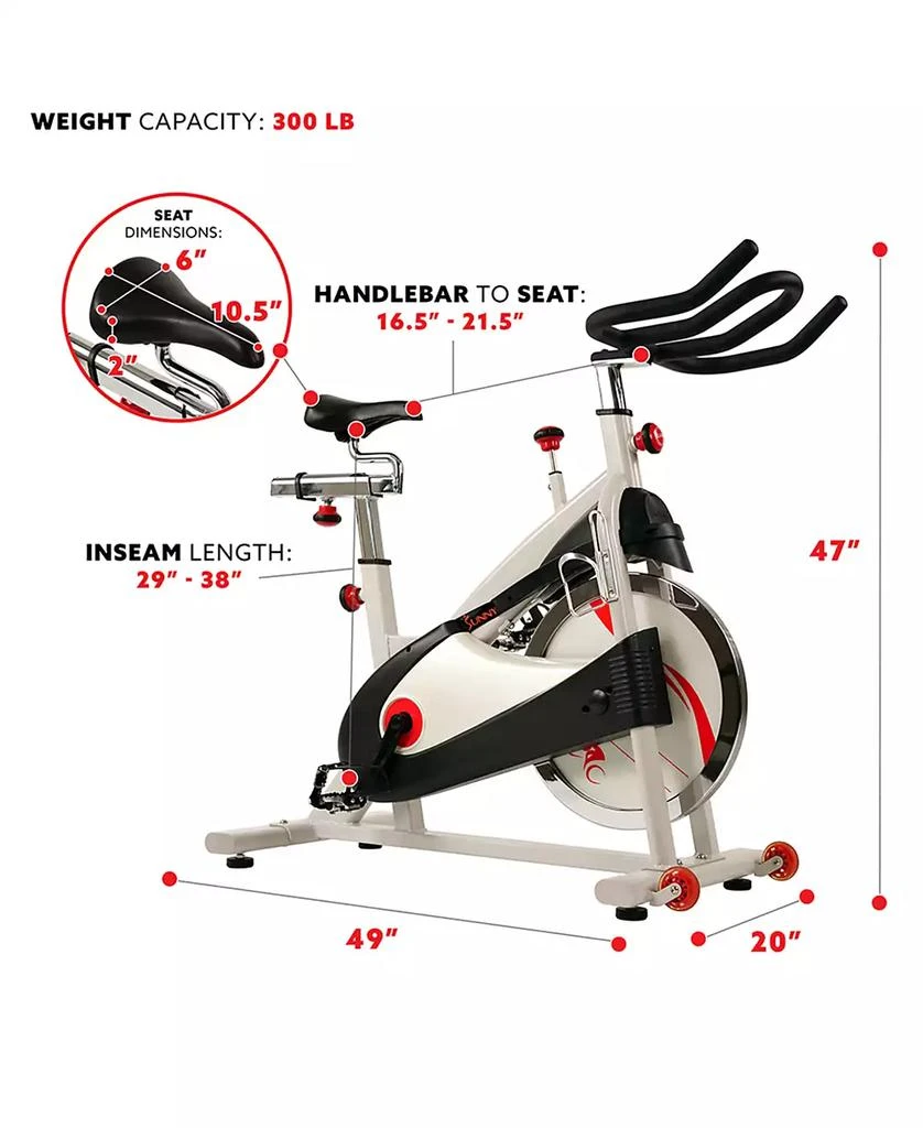 商品Sunny Health & Fitness|SF-B1509 Belt Drive Premium Indoor Cycling Bike,价格¥3341,第5张图片详细描述