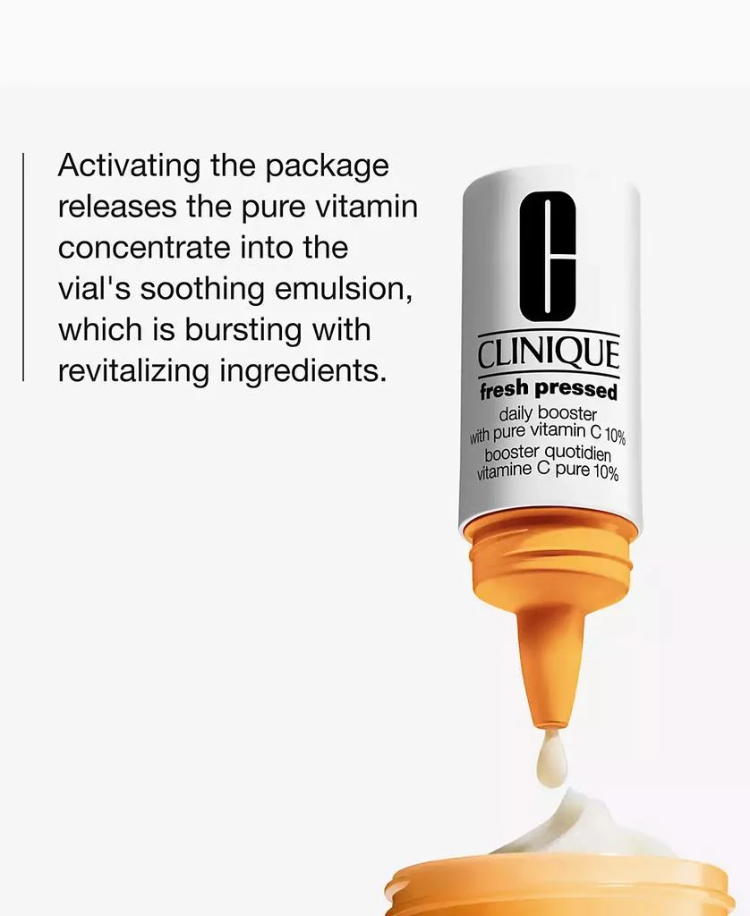 商品Clinique|鲜活维C精华液 - 4支(1个月量),价格¥562,第5张图片详细描述