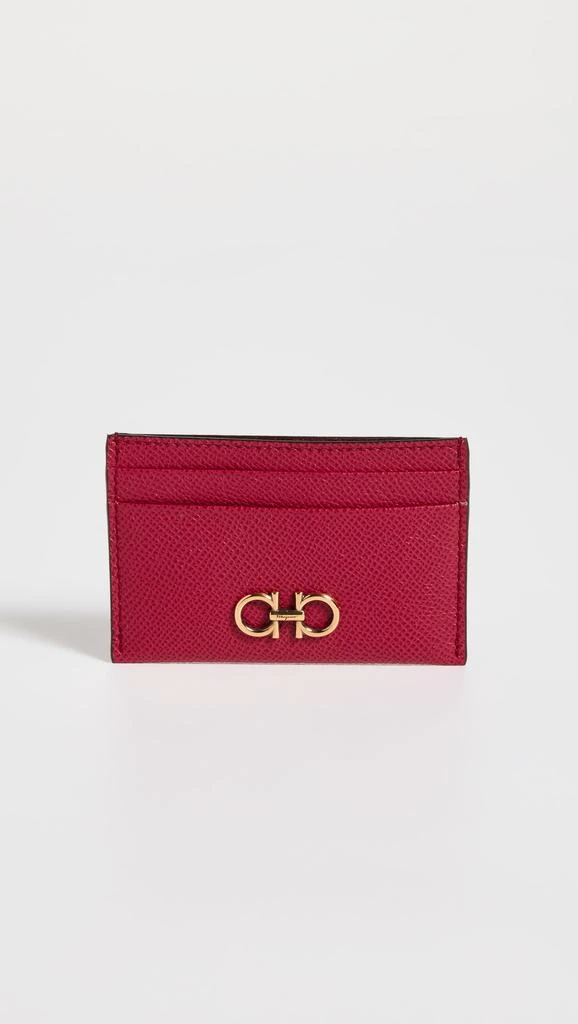 商品Salvatore Ferragamo|Salvatore Ferragamo 菲拉格慕 The Gancini 卡片包,价格¥1152,第2张图片详细描述