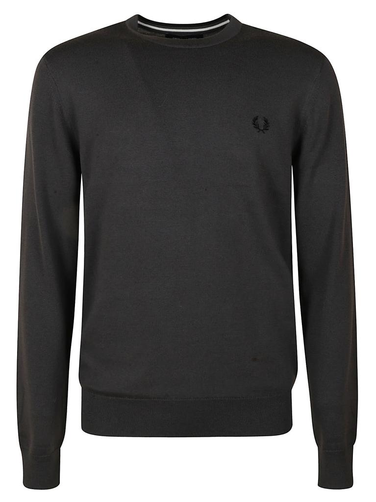 Fred Perry Logo Embroidered Crew Neck Sweatshirt商品第1张图片规格展示