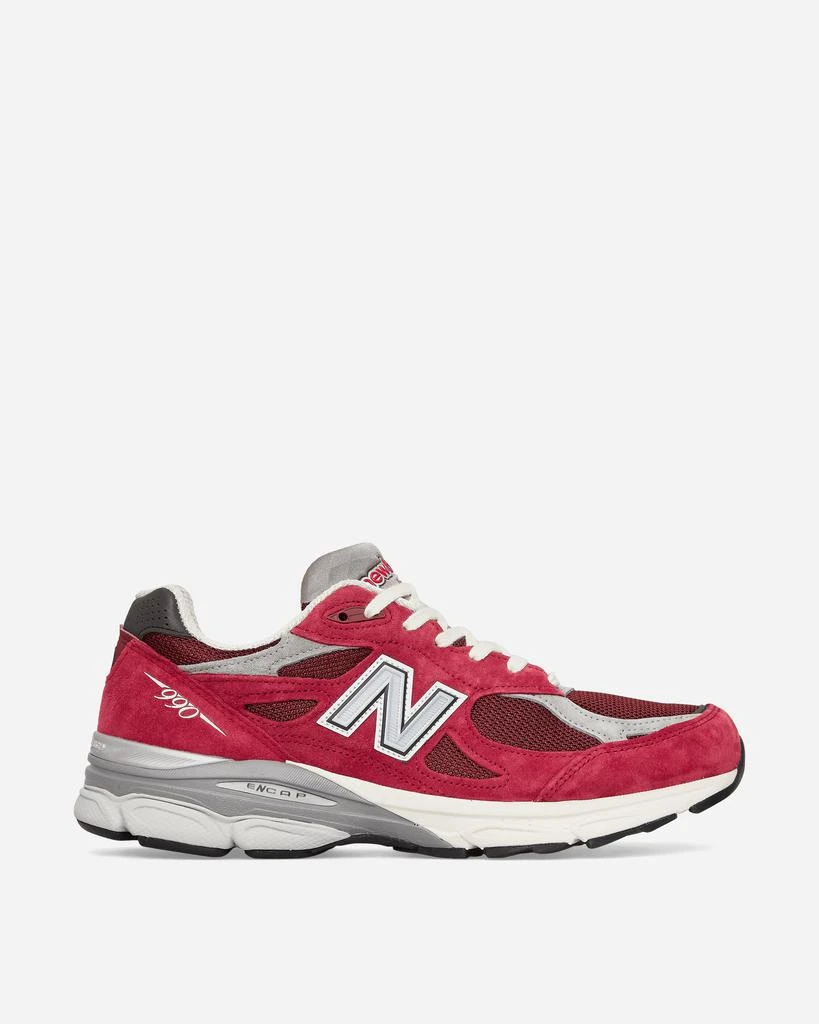 商品New Balance|MADE in USA 990v3 Sneakers Red,价格¥1274,第1张图片