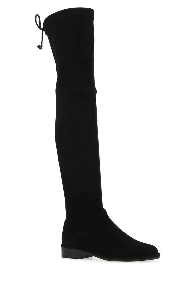 商品Stuart Weitzman|Black suede Lowland boots,价格¥7755,第1张图片