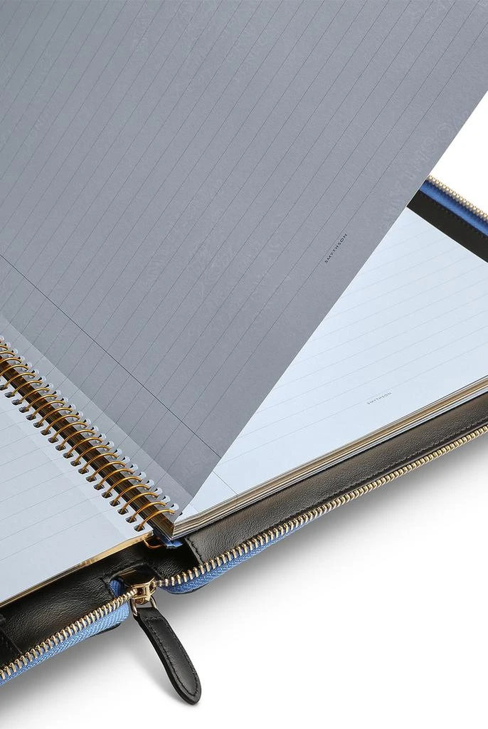 商品SMYTHSON|A4 writing folder with zip in panama,价格¥6619,第3张图片详细描述