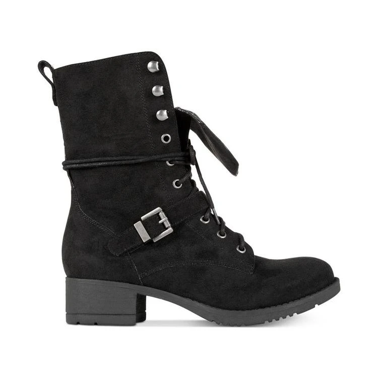 商品American Rag|Reighn Lace-Up Combat Boots, Created for Macy's,价格¥154,第2张图片详细描述