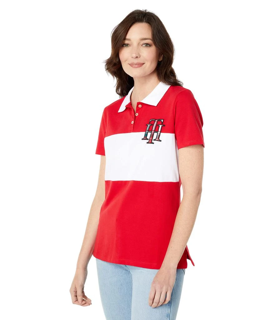 商品Tommy Hilfiger|Pieced Short Sleeve Polo,价格¥279,第1张图片