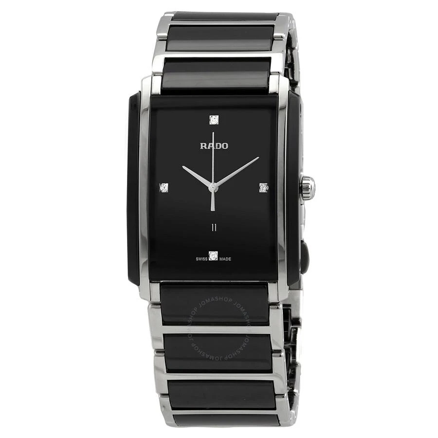商品Rado|Integral Jubile Black Dial Black Ceramic Watch R20206712,价格¥12973,第1张图片