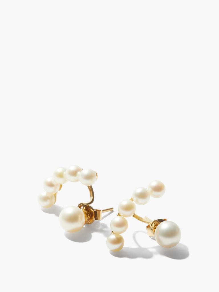 商品MATEO|Pearl & 14kt gold jacket earrings,价格¥3812,第5张图片详细描述
