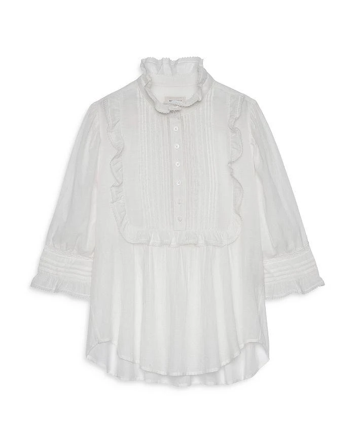 Tix Ruffled Lace Trim Blouse 商品